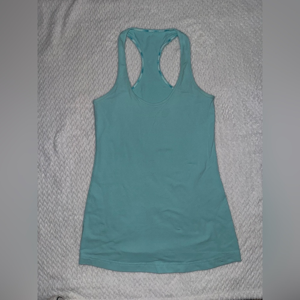 Lululemon Swiftly Tech Racerback Tank Turquoise - Picture 2 of 2